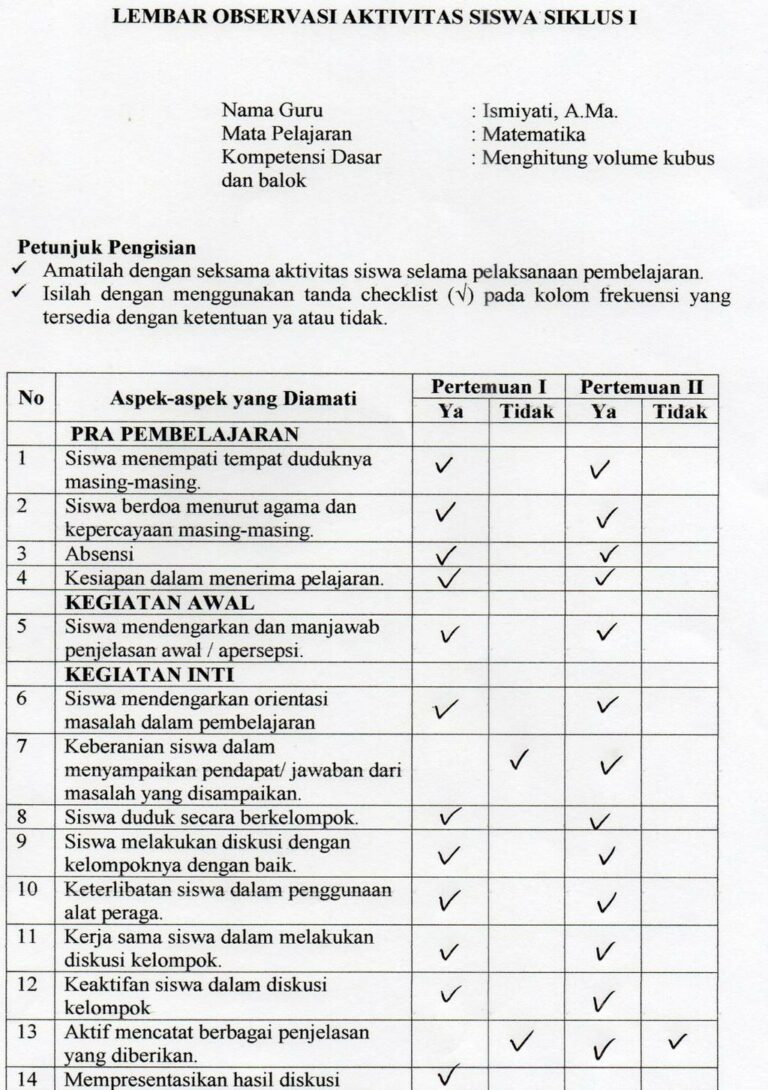 Contoh Instrumen Penelitian Serta Penjelasannya - Tambah Pinter