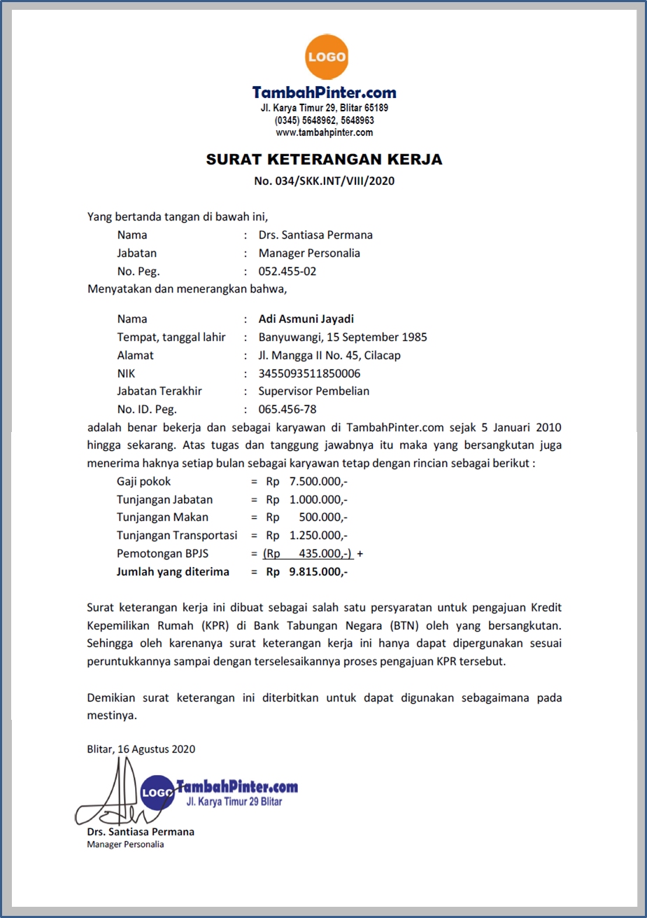 Contoh Surat Pernyataan Kesalahan Input Data Contoh Surat Riset - Riset